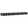 vidaXL Taimekast Antratsiit 580 x 100 x 45 cm Tsingitud teras