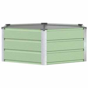 vidaXL Taimekast Pastellroheline 129 x 129 x 45 cm Teras