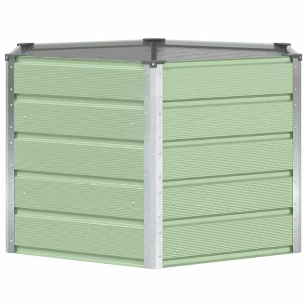 vidaXL Taimekast Pastellroheline 129 x 129 x 75 cm Teras