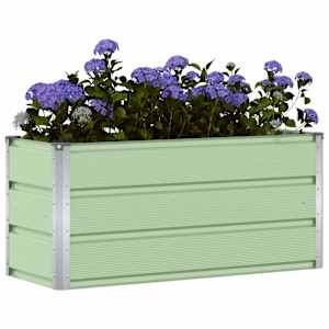 Truhlík Zelená 100 x 40 x 45 cm Ocel - obrázek 3