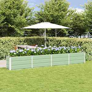 Cvetlično korito Zelena 320 x 40 x 45 cm Jeklo