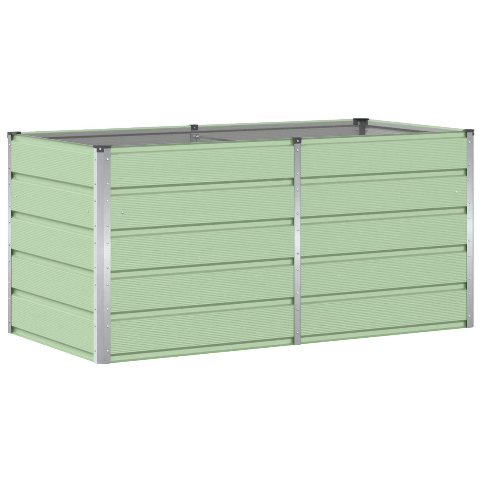 Plantenbak Groen 160 x 80 x 75 cm Staal image 2