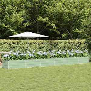 Cvetlično korito Zelena 600 x 80 x 45 cm Jeklo