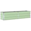 vidaXL Taimekast Pastellroheline 195 x 50 x 45 cm Tsinkteras