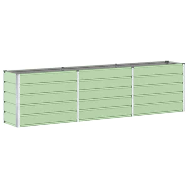 vidaXL Taimekast Pastellroheline 290 x 50 x 75 cm Tsinkteras