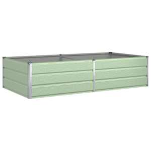 vidaXL Taimekast Pastellroheline 195 x 100 x 45 cm Tsingitud teras