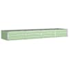 vidaXL Taimekast Pastellroheline 385 x 100 x 45 cm Tsingitud teras