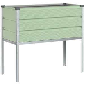 vidaXL Taimekast Pastellroheline 100 x 45 x 90 cm Tsinkteras