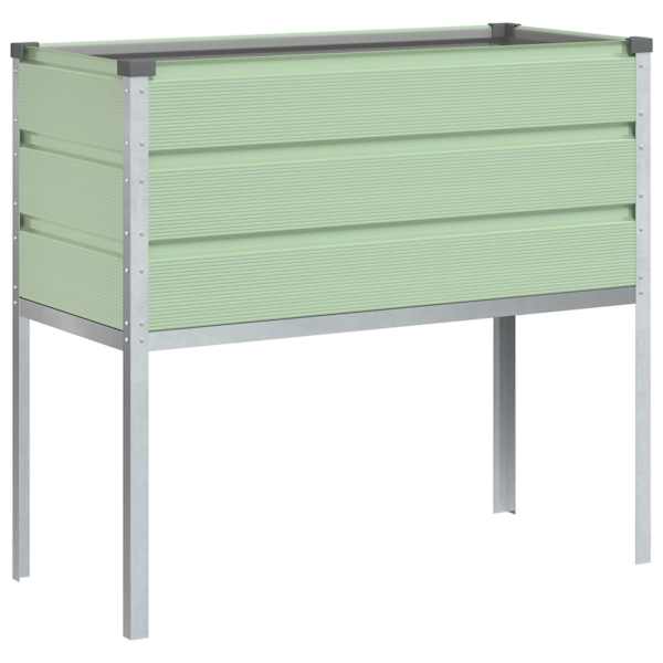 vidaXL Taimekast Pastellroheline 100 x 45 x 90 cm Tsinkteras