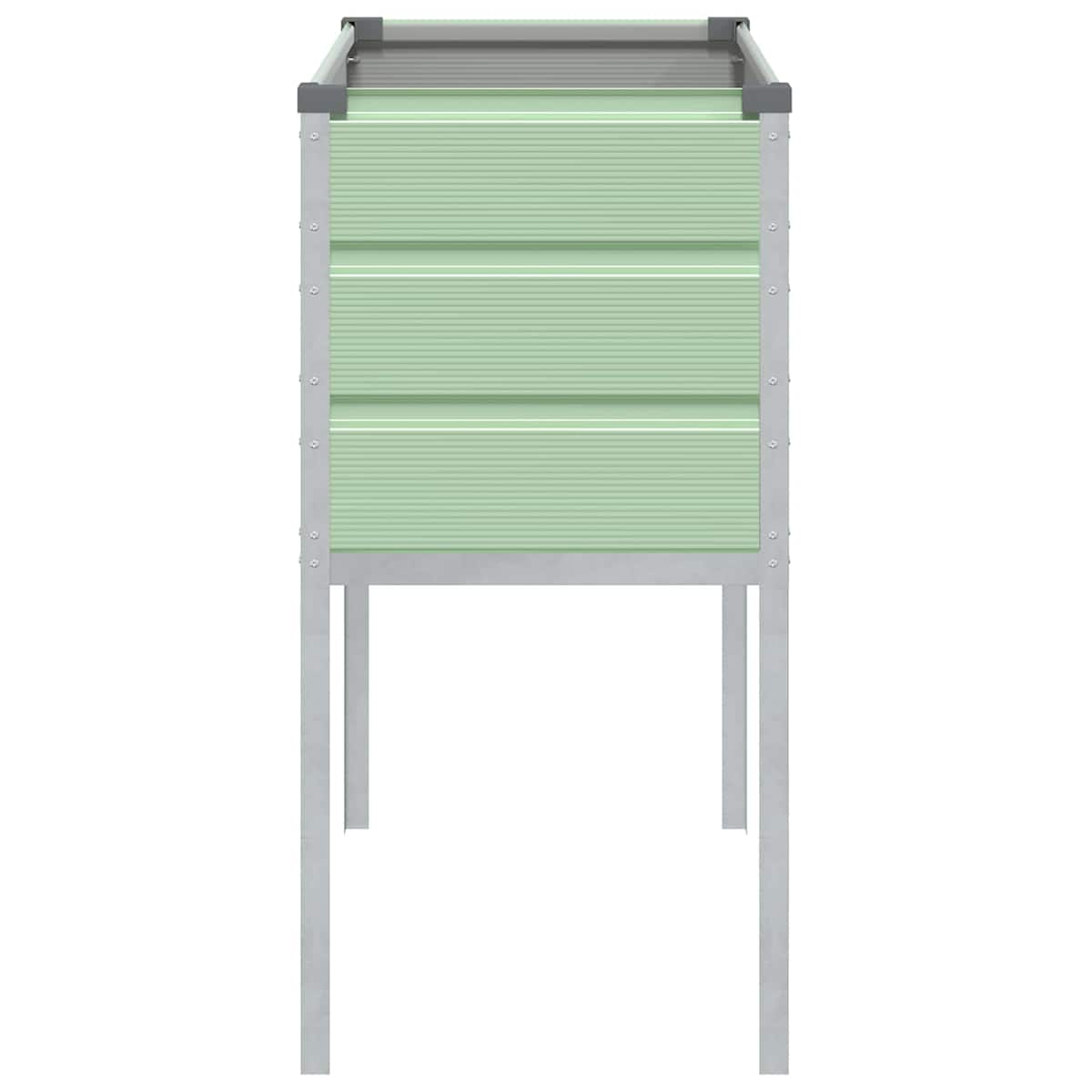 Plantekasse Pastelgrøn 100 x 45 x 90 cm Galvaniseret stål - Billede 5
