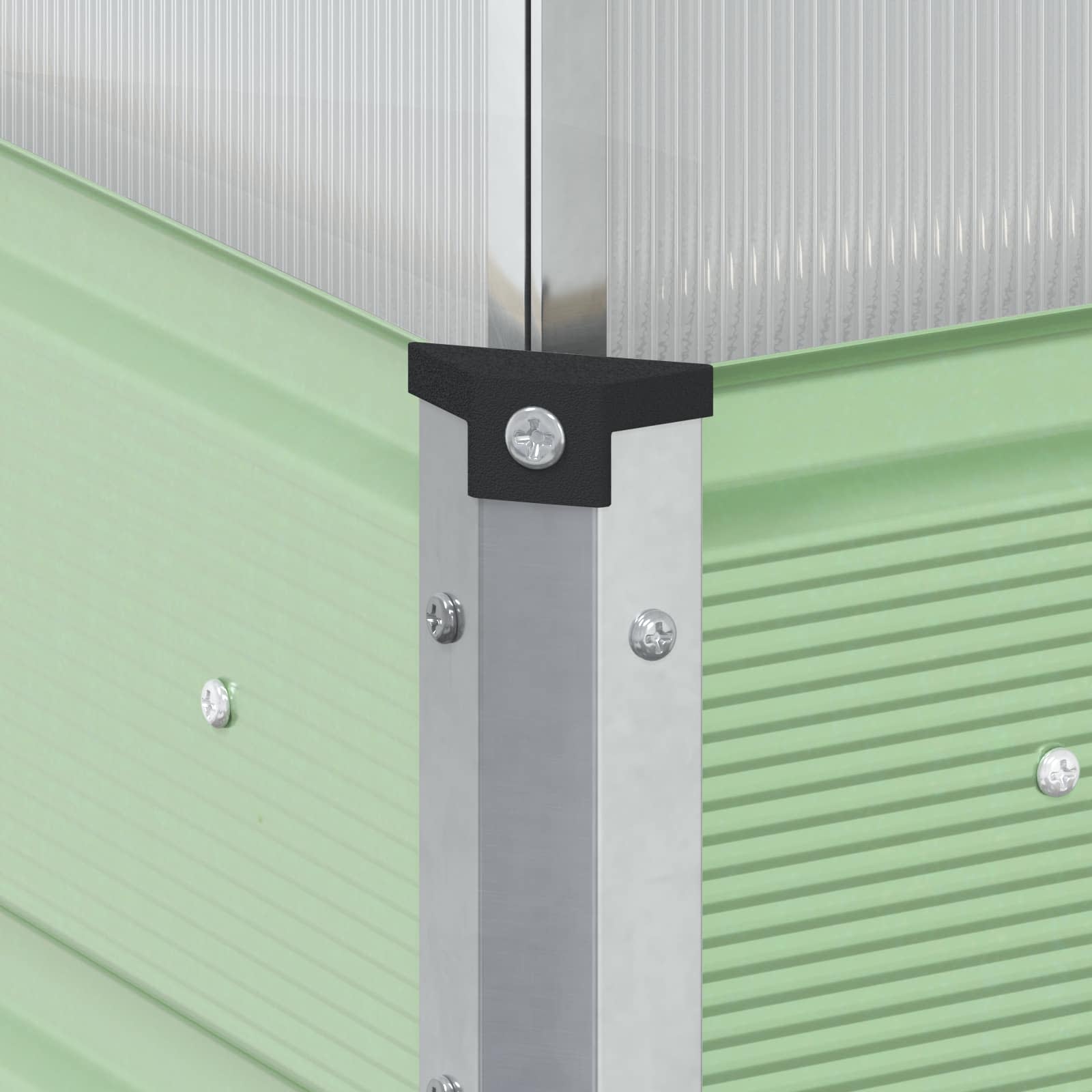 Cvetlično korito Pastelno Zeleno 100 x 100 x 77 cm - slika 7