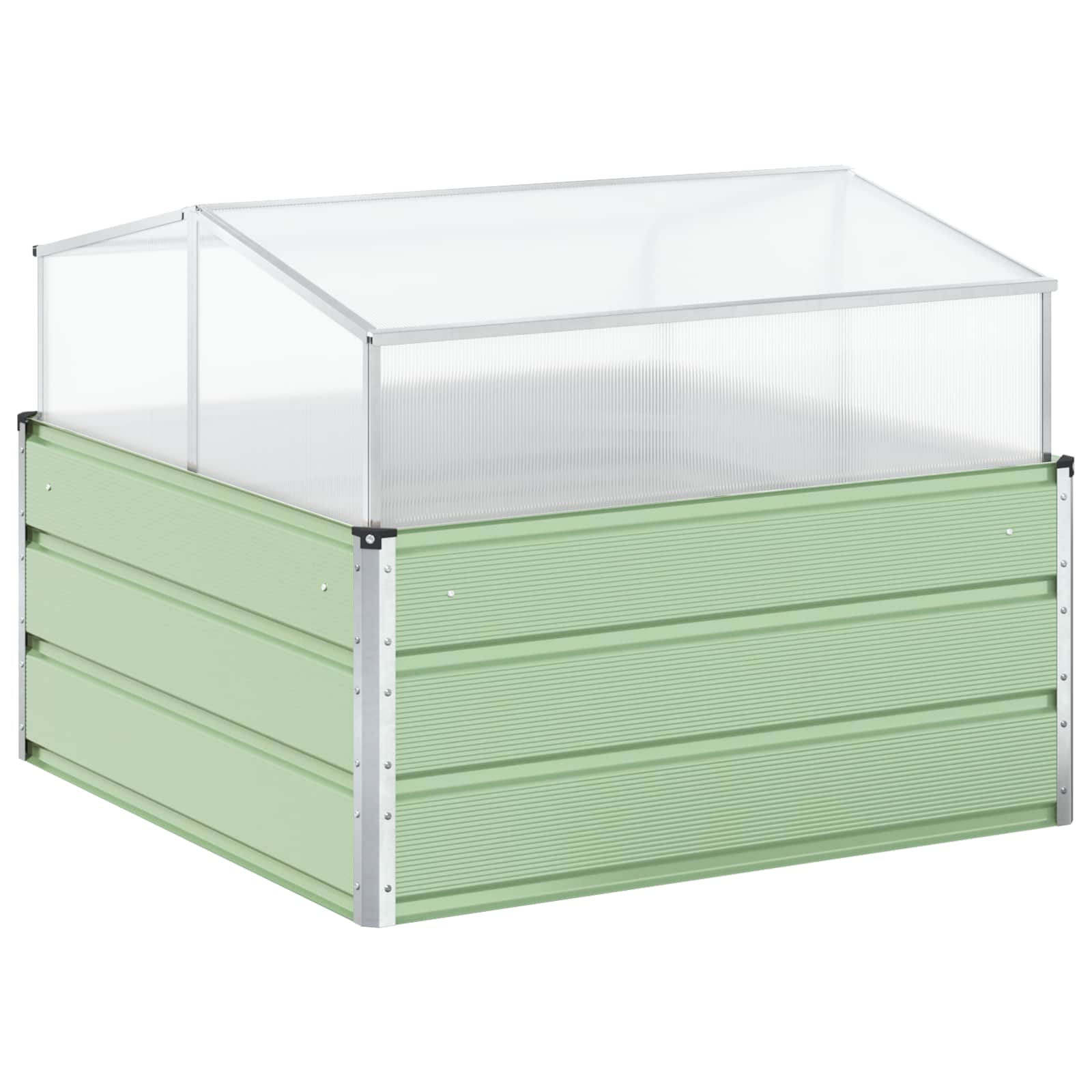 Cvetlično korito Pastelno Zeleno 100 x 100 x 77 cm - slika 6