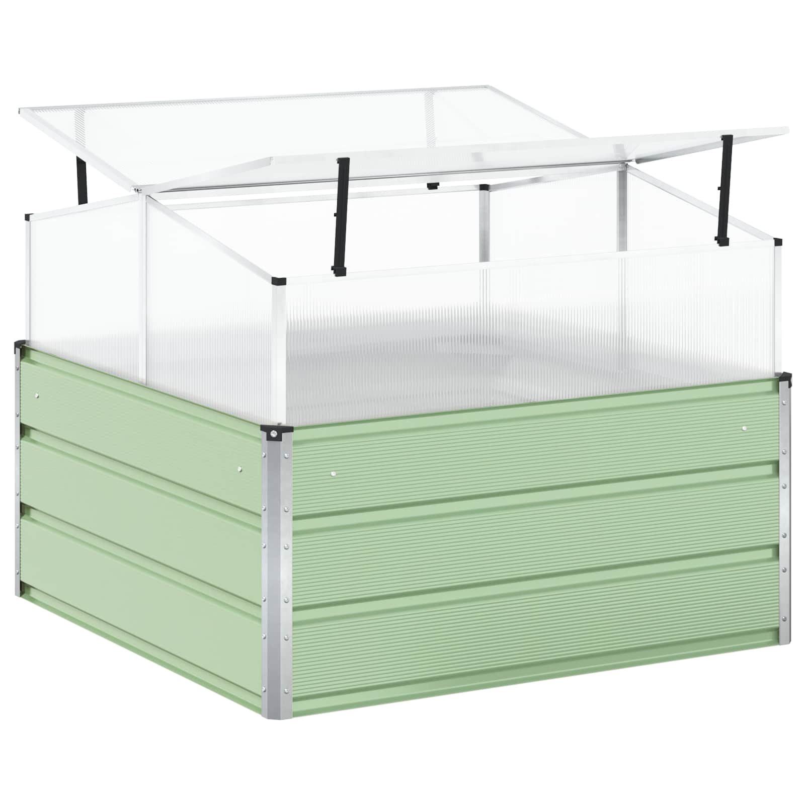 Cvetlično korito Pastelno Zeleno 100 x 100 x 77 cm - slika 8