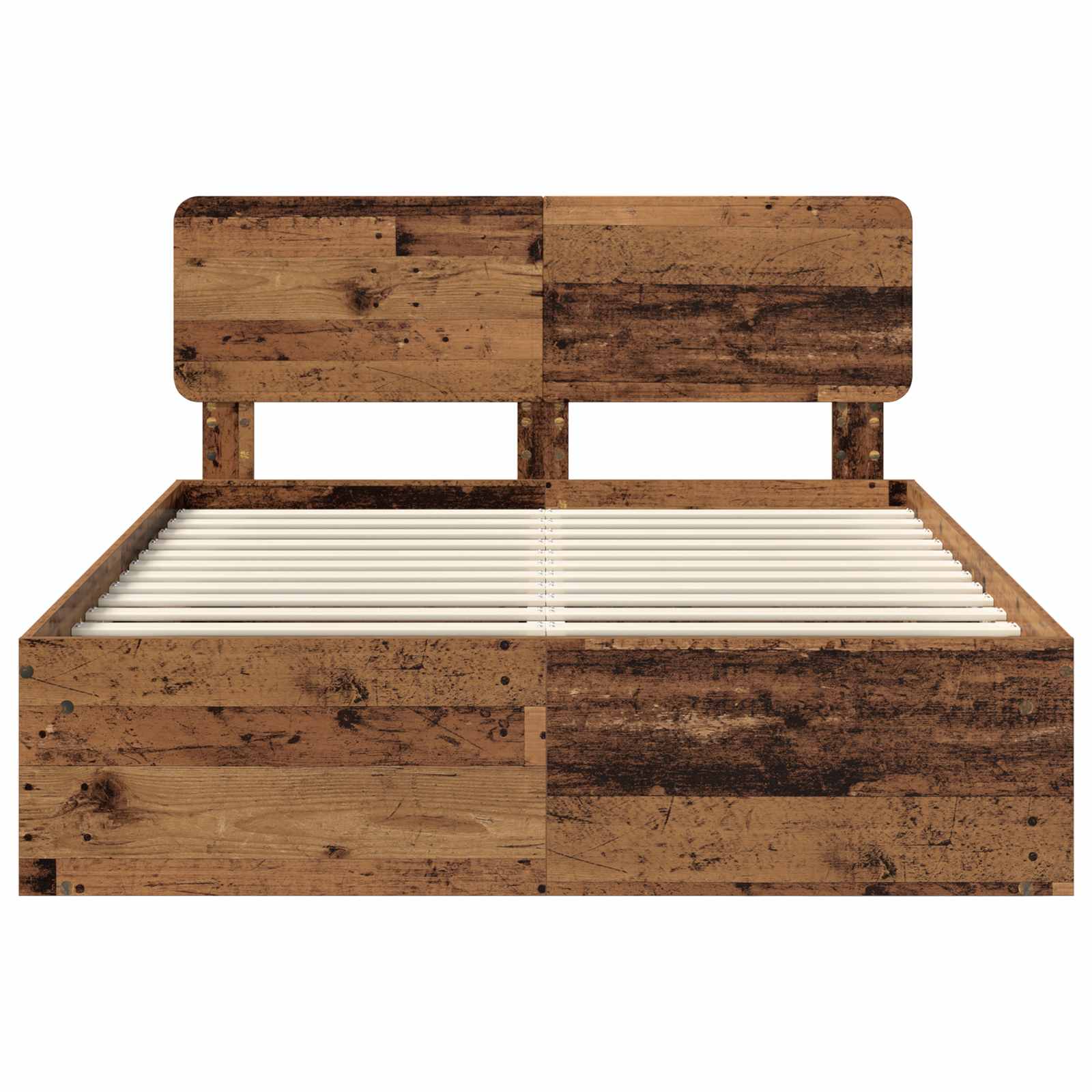 Voodi raam peaga Vana puit 150 x 200 cm Tahke mänd 7 Kõik vajalik sinu aeda ja koju! Voodi raam peaga Vana puit 150 x 200 cm Tahke mänd - Image 7