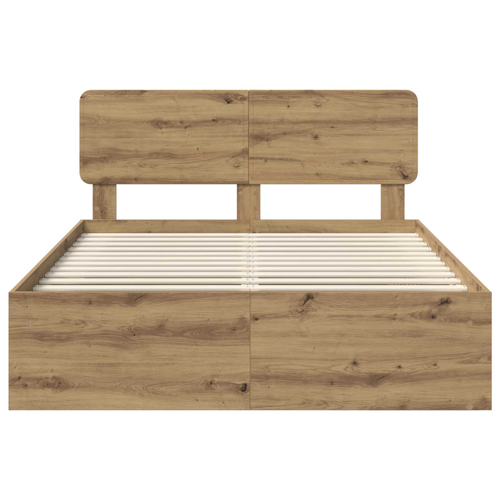 Voodi raam peaga Artisani tamme 150 x 200 cm Tahke mänd 7 Kõik vajalik sinu aeda ja koju! Voodi raam peaga Artisani tamme 150 x 200 cm Tahke mänd - Image 7