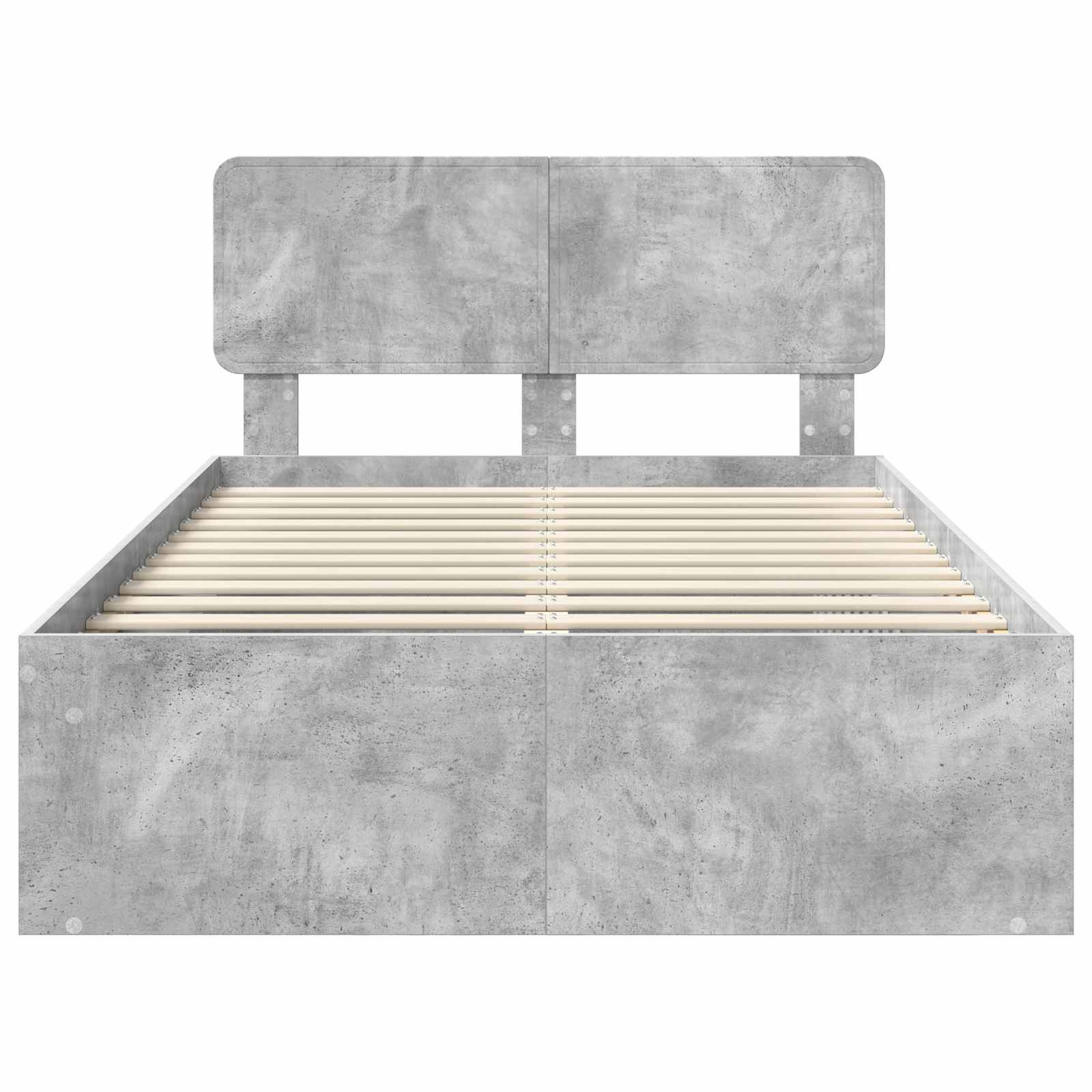 Bedframe Concerte Grijs 135 x 190 cm Massief grenenhout image 7