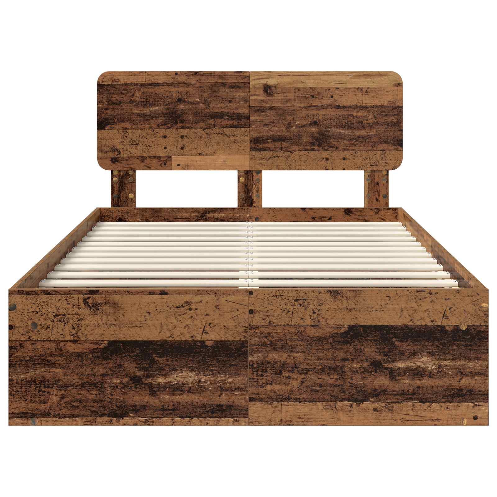 Voodi raam peaga Vana puit 120 x 200 cm Tahke mänd 76 Kõik vajalik sinu aeda ja koju! Voodi raam peaga Vana puit 120 x 200 cm Tahke mänd - Image 7