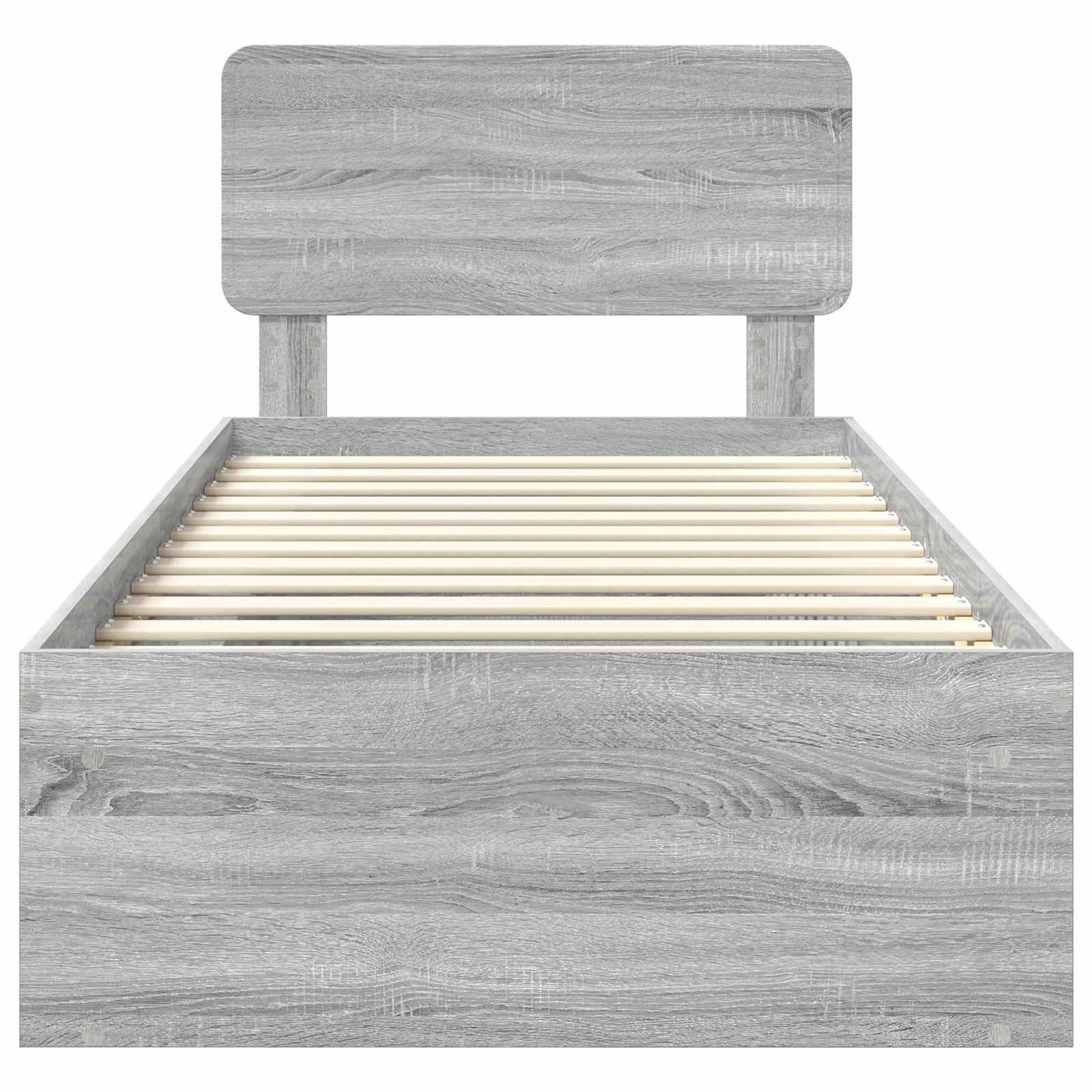 Bedframe Grijs Sonoma 90 x 200 cm Massief grenenhout image 7