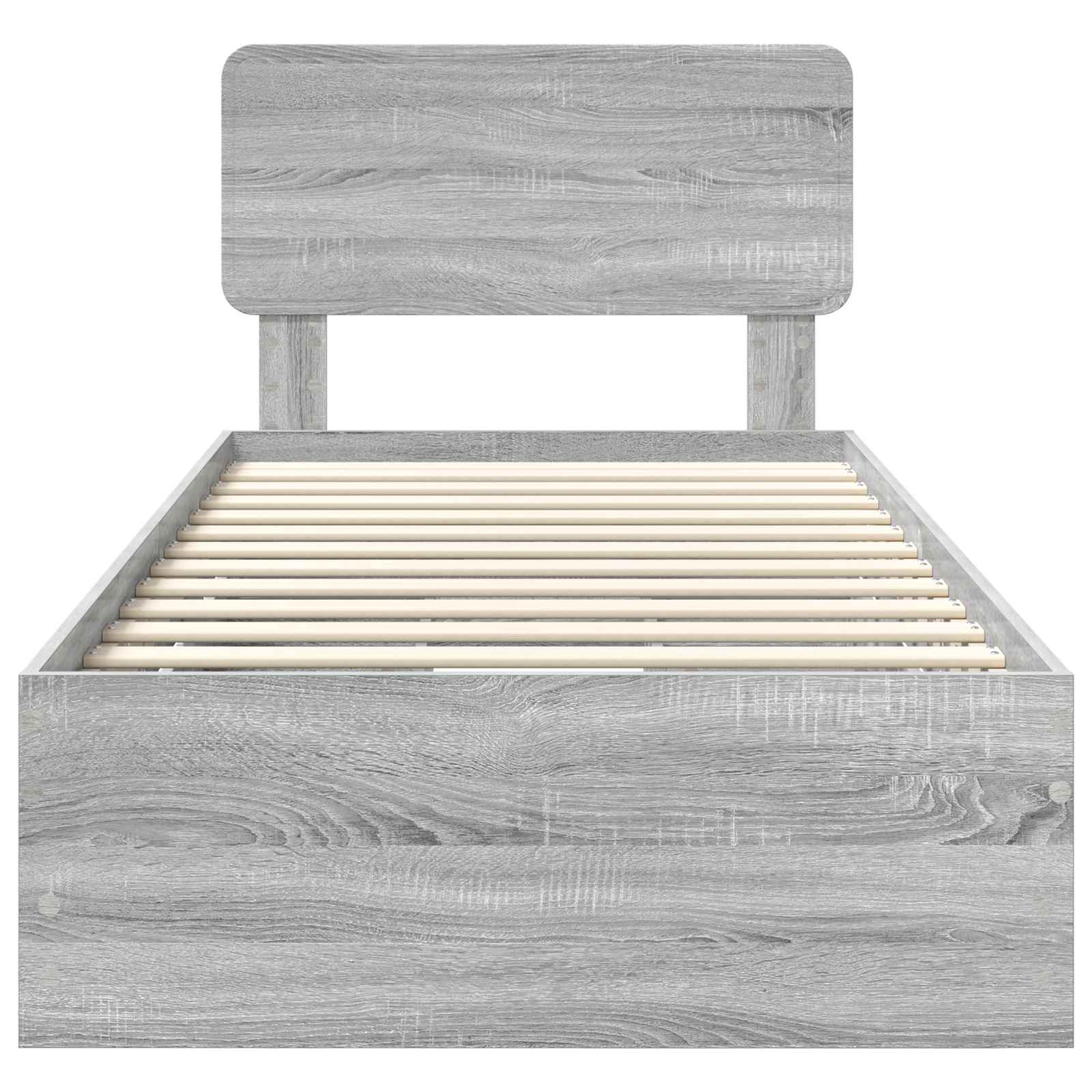 Voodi raam sahtliga peaga Hall Sonoma 100 x 200 cm Inseneripuit 215 Kõik vajalik sinu aeda ja koju! Voodi raam sahtliga peaga Hall Sonoma 100 x 200 cm Inseneripuit - Image 8