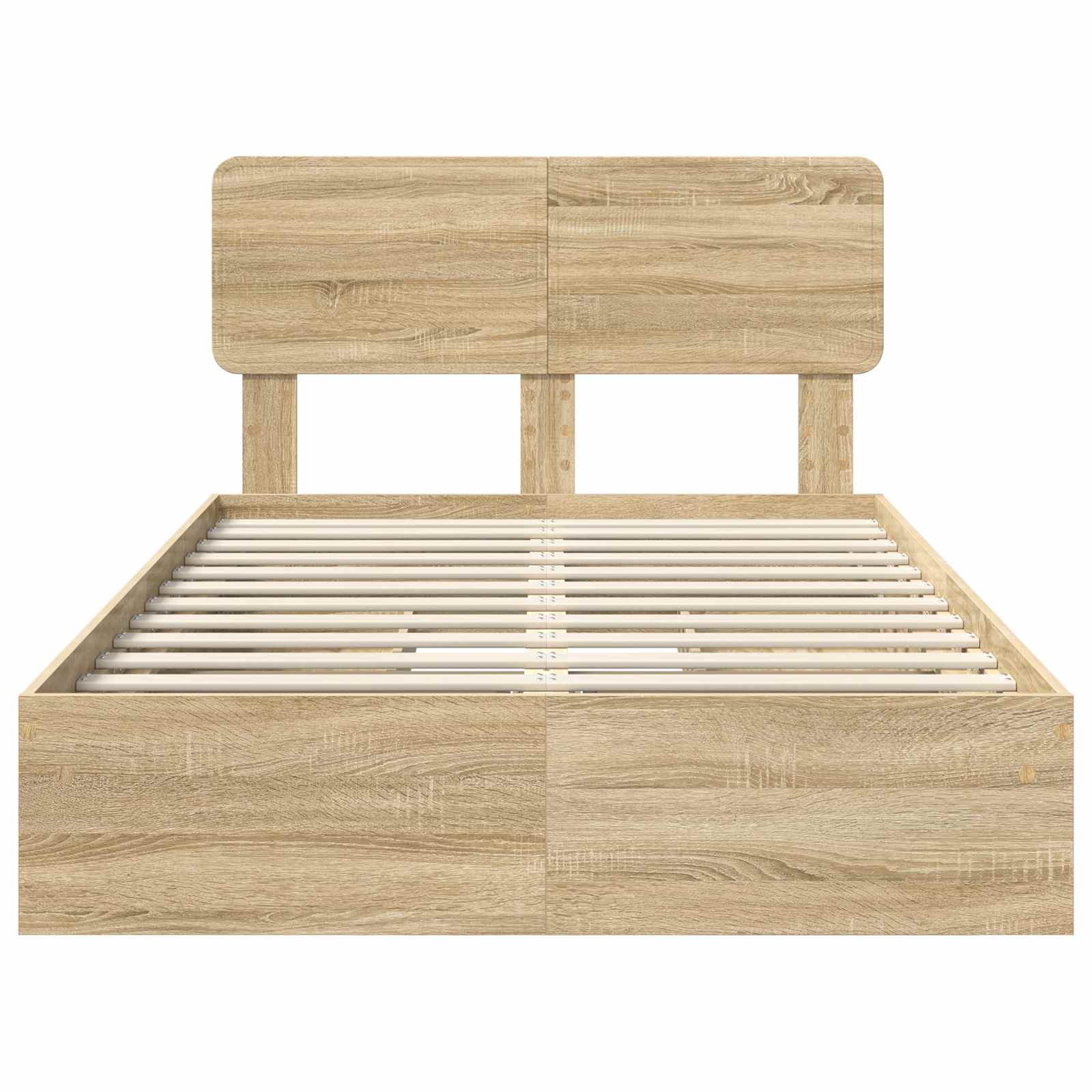 Opslag bed met lade Sonoma Eiken 135 x 190 cm Bewerkt hout | luizaXL | Dé meubelwinkel voor elk interieur Opslag bed met lade Sonoma Eiken 135 x 190 cm Bewerkt hout - Afbeelding 8