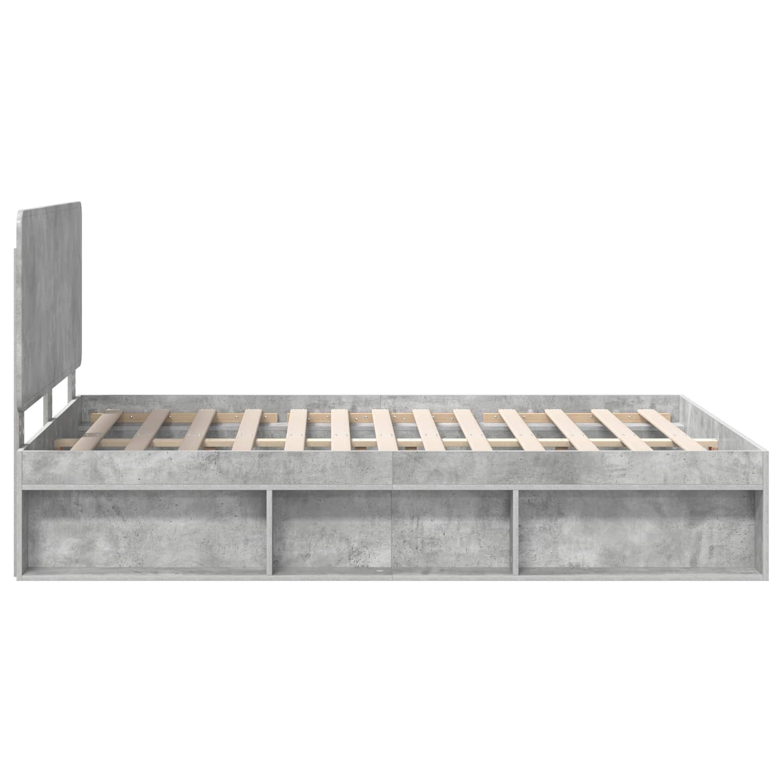 Voodi raam peaga Betoon 160 x 200 cm Tahke mänd 146 Kõik vajalik sinu aeda ja koju! Voodi raam peaga Betoon 160 x 200 cm Tahke mänd - Image 8