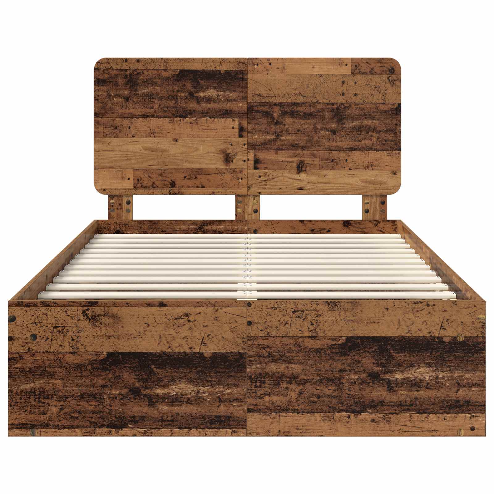 Voodi raam peaga Vana puit 120 x 200 cm Tahke mänd 7 Kõik vajalik sinu aeda ja koju! Voodi raam peaga Vana puit 120 x 200 cm Tahke mänd - Image 7