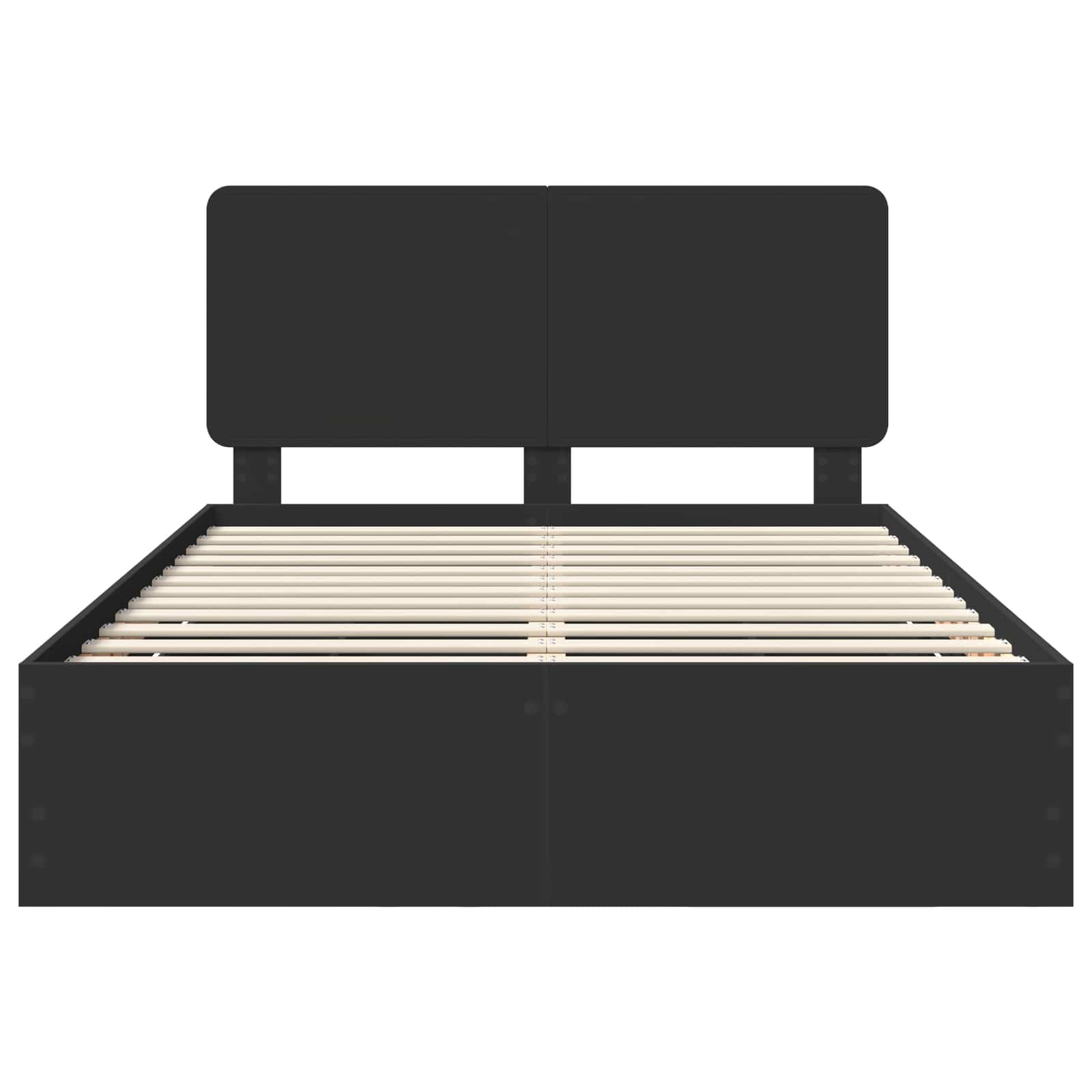 Voodi raam sahtliga peaga Must 150 x 200 cm Inseneripuit 54 Kõik vajalik sinu aeda ja koju! Voodi raam sahtliga peaga Must 150 x 200 cm Inseneripuit - Image 8