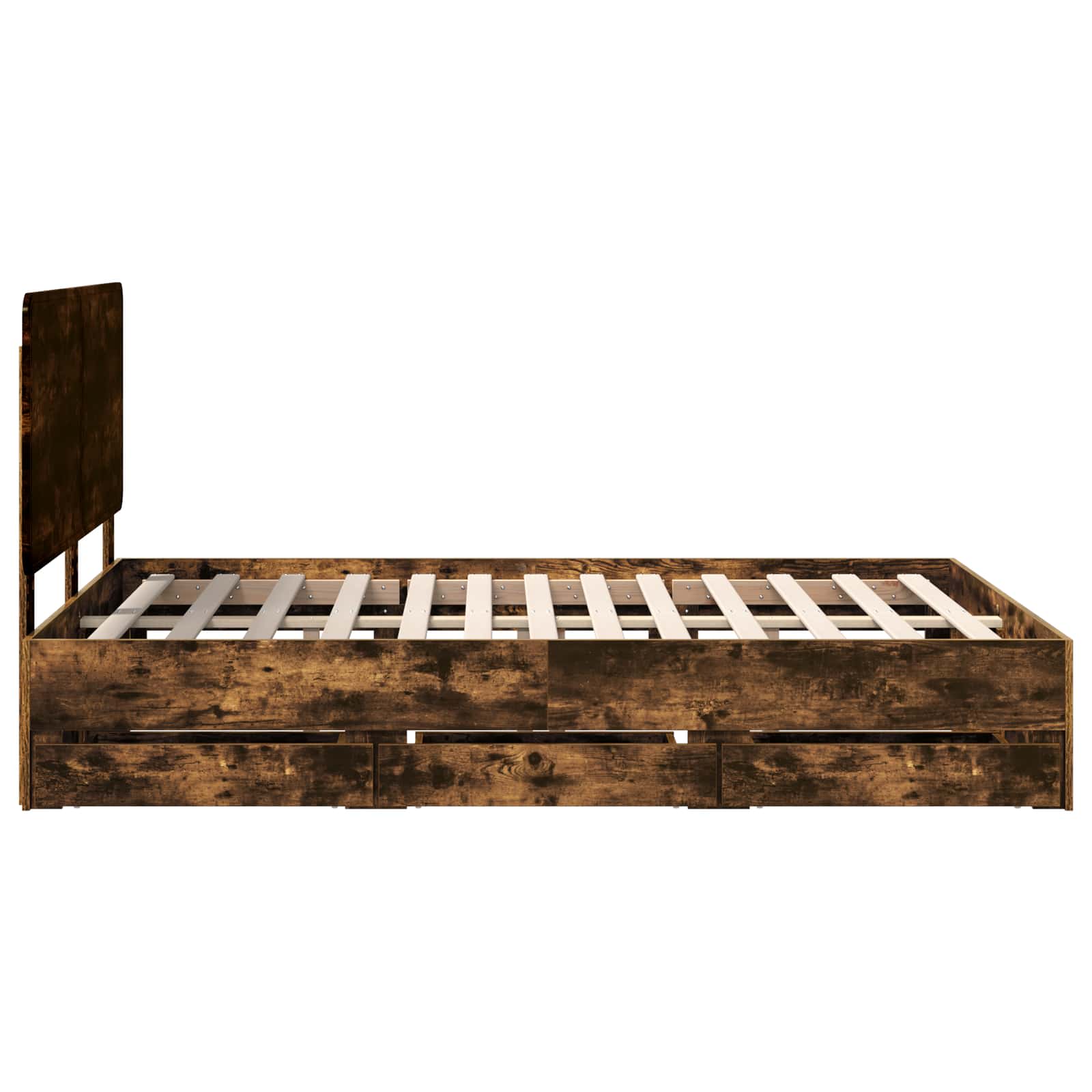 Voodi raam sahtliga Suitsetatud tamm 140 x 200 cm Inseneripuit 101 Kõik vajalik sinu aeda ja koju! Voodi raam sahtliga Suitsetatud tamm 140 x 200 cm Inseneripuit - Image 9