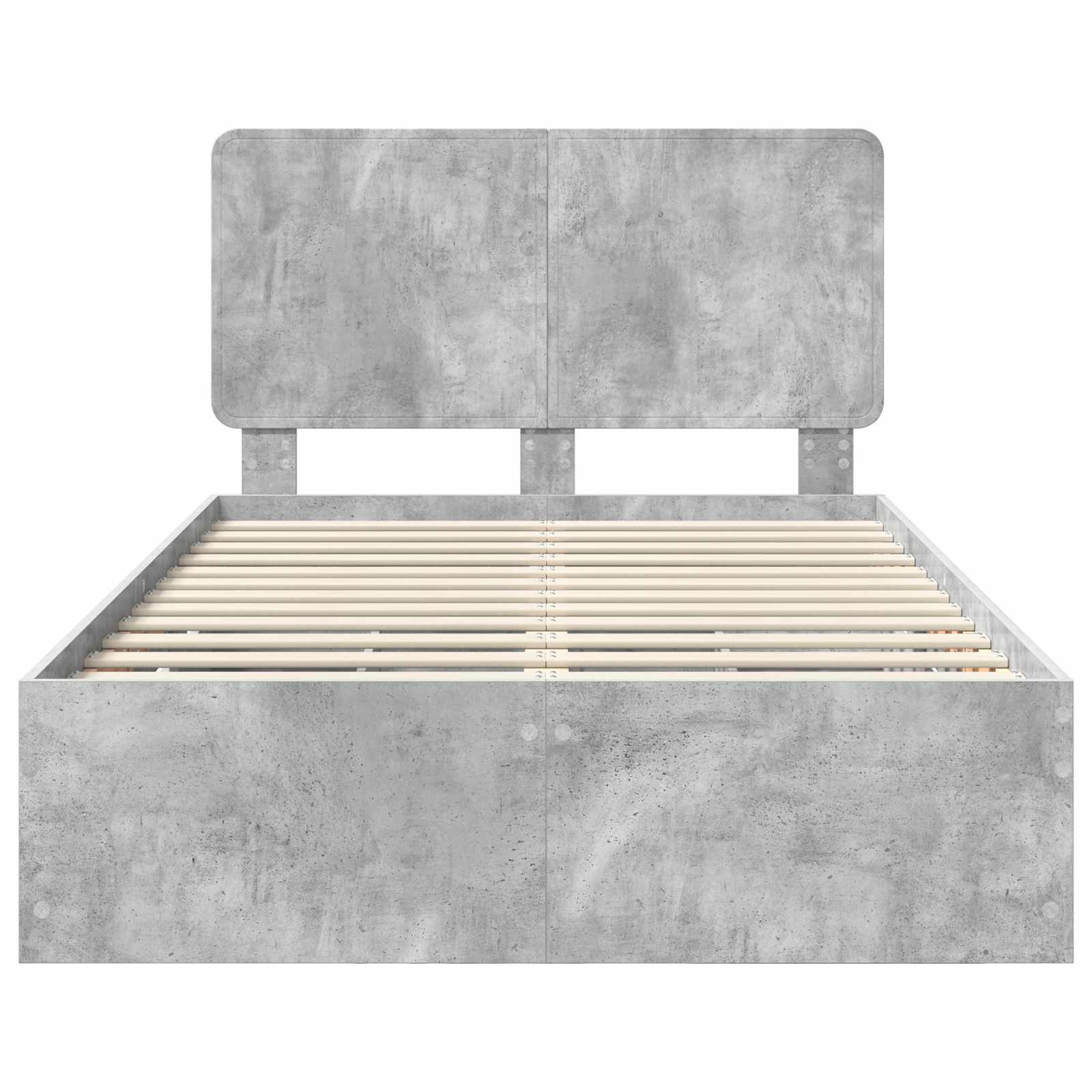 Voodi raam sahtliga peaga Betoonhall 120 x 190 cm Inseneripuit 100 Kõik vajalik sinu aeda ja koju! Voodi raam sahtliga peaga Betoonhall 120 x 190 cm Inseneripuit - Image 8