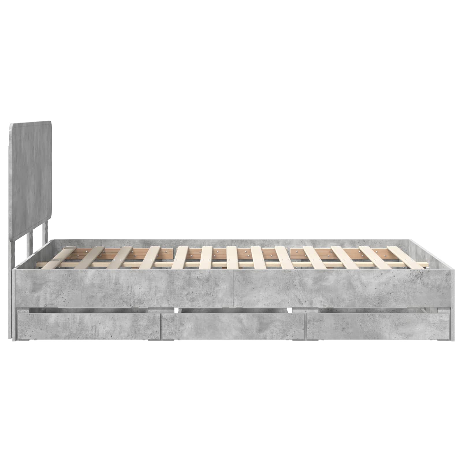 Voodi raam sahtliga peaga Betoonhall 120 x 190 cm Inseneripuit 101 Kõik vajalik sinu aeda ja koju! Voodi raam sahtliga peaga Betoonhall 120 x 190 cm Inseneripuit - Image 9