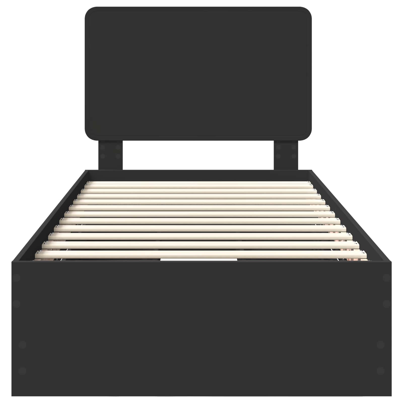 Voodi raam sahtliga peaga Must 90 x 190 cm Inseneripuit 54 Kõik vajalik sinu aeda ja koju! Voodi raam sahtliga peaga Must 90 x 190 cm Inseneripuit - Image 8