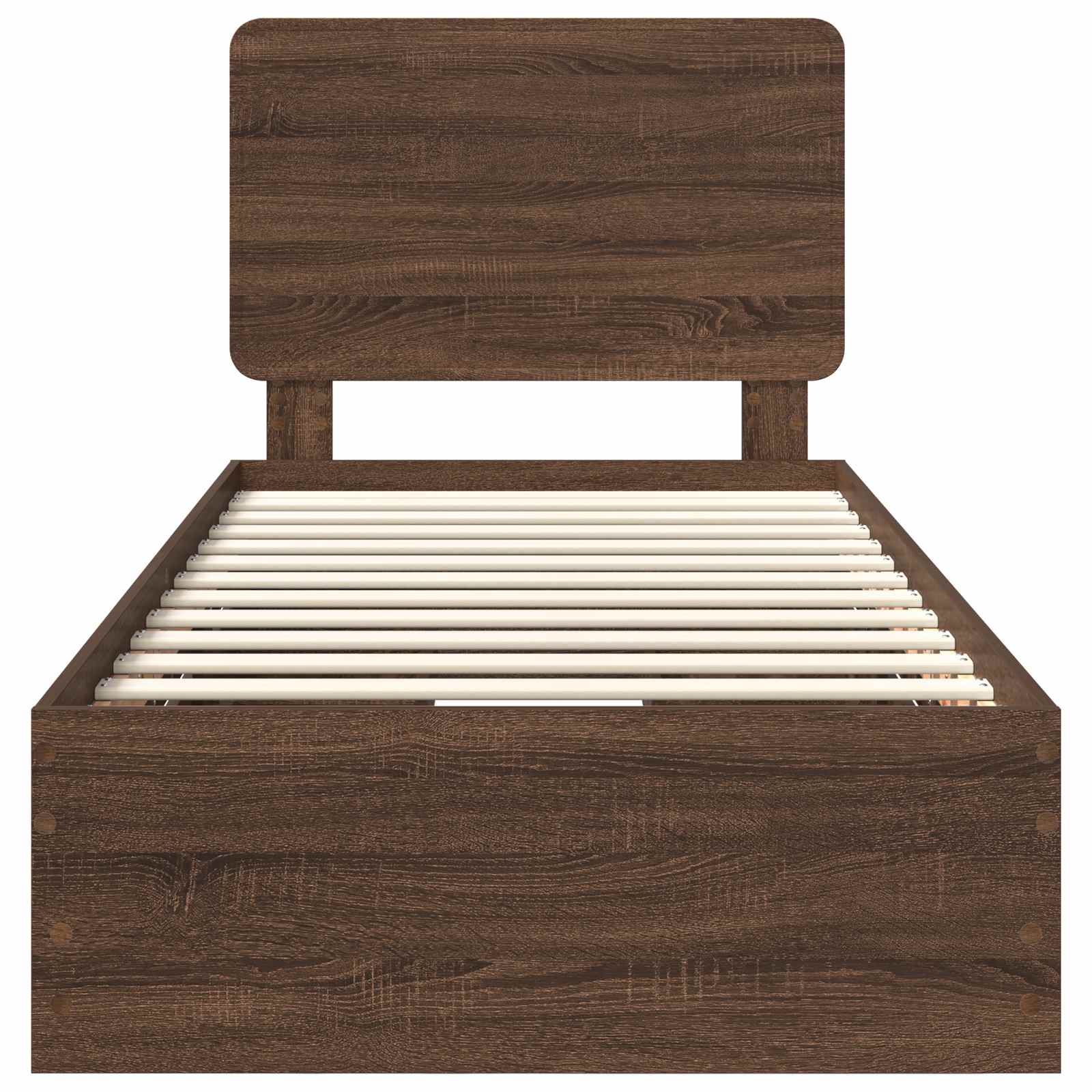 Voodi raam sahtliga peaga Pruun tamme 90 x 190 cm Inseneripuit 31 Kõik vajalik sinu aeda ja koju! Voodi raam sahtliga peaga Pruun tamme 90 x 190 cm Inseneripuit - Image 8