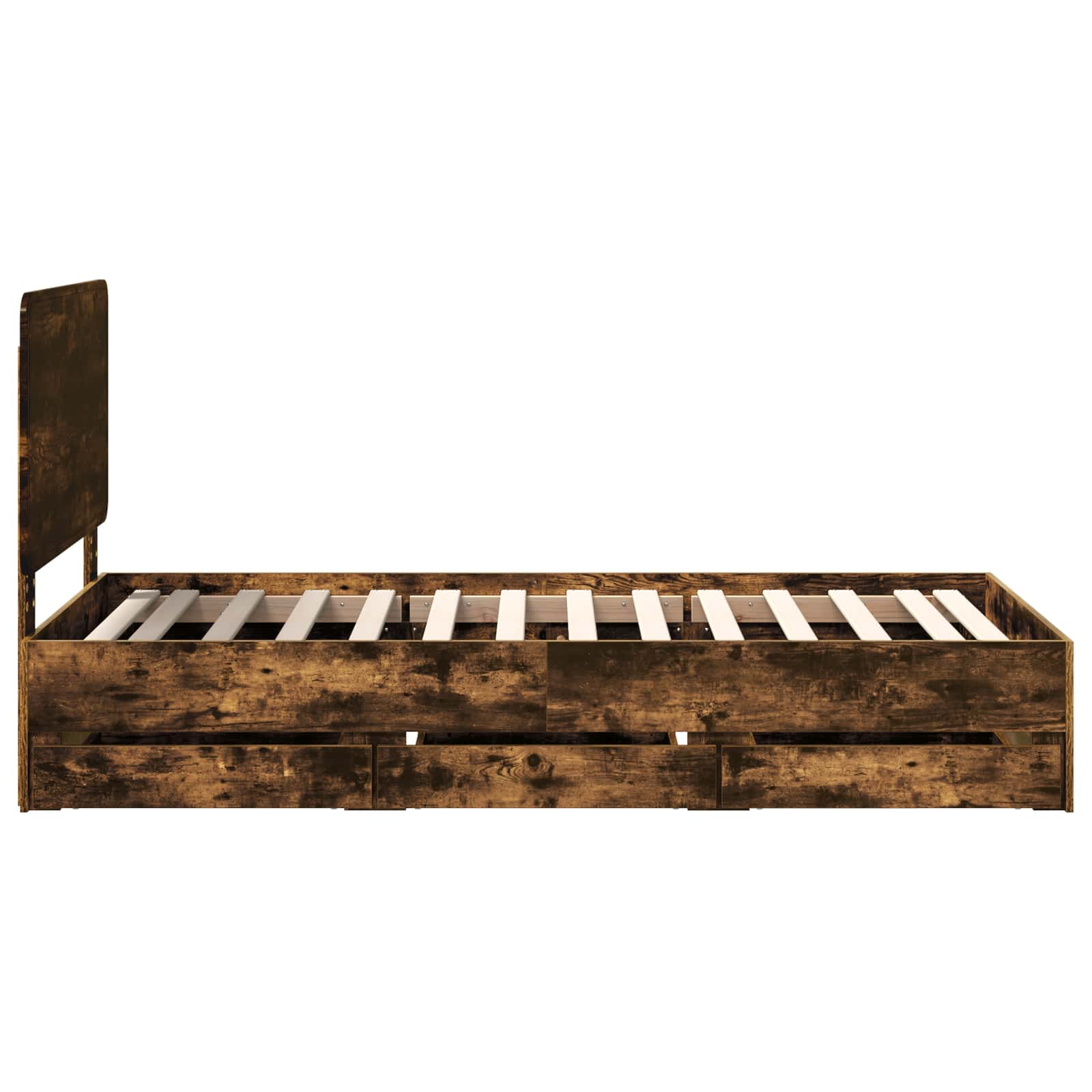 Voodi raam sahtliga Suitsetatud tamm 90 x 200 cm Inseneripuit 78 Kõik vajalik sinu aeda ja koju! Voodi raam sahtliga Suitsetatud tamm 90 x 200 cm Inseneripuit - Image 9