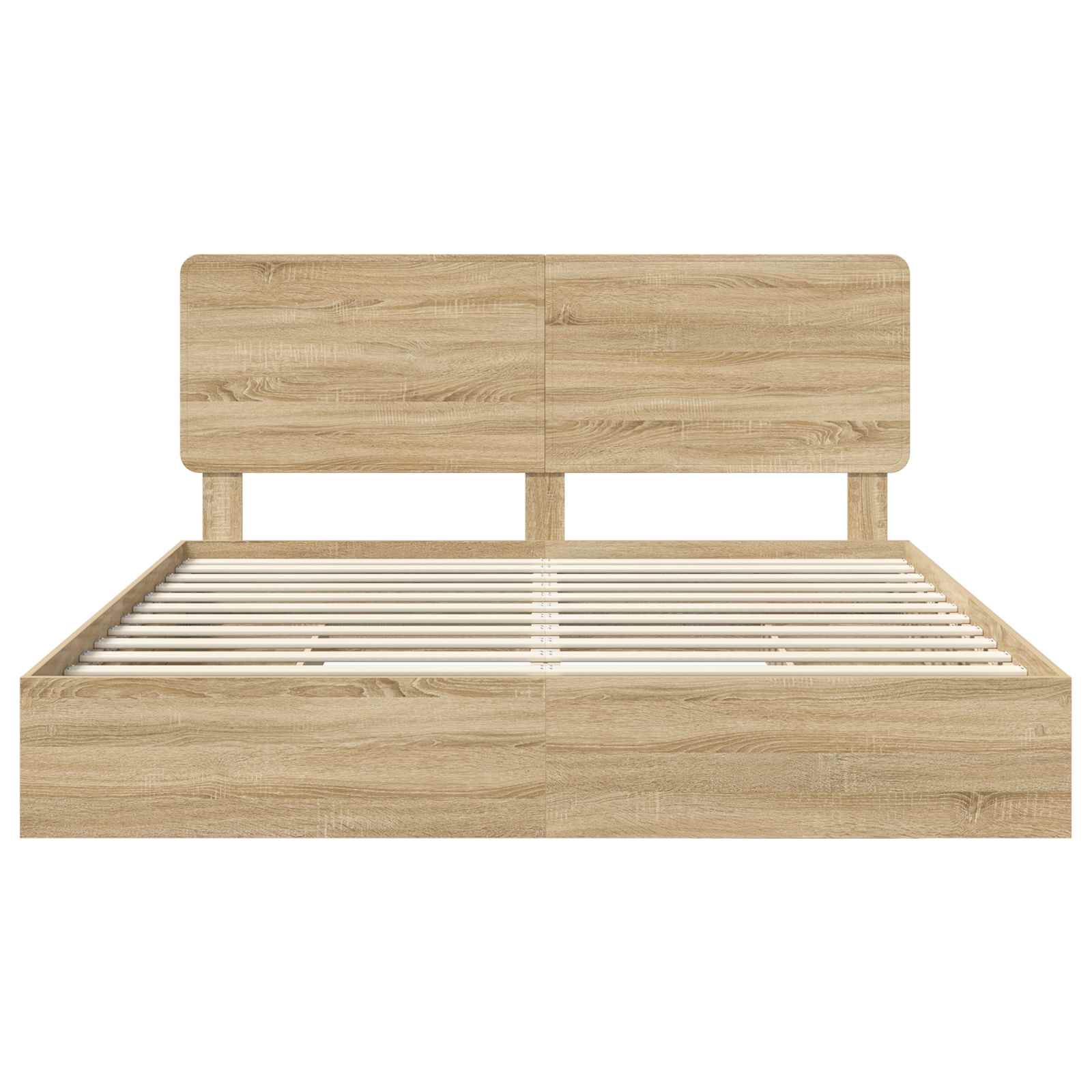 Opslag bed met lade Sonoma Eiken 180 x 200 cm Bewerkt hout | luizaXL | Dé meubelwinkel voor elk interieur Opslag bed met lade Sonoma Eiken 180 x 200 cm Bewerkt hout - Afbeelding 8