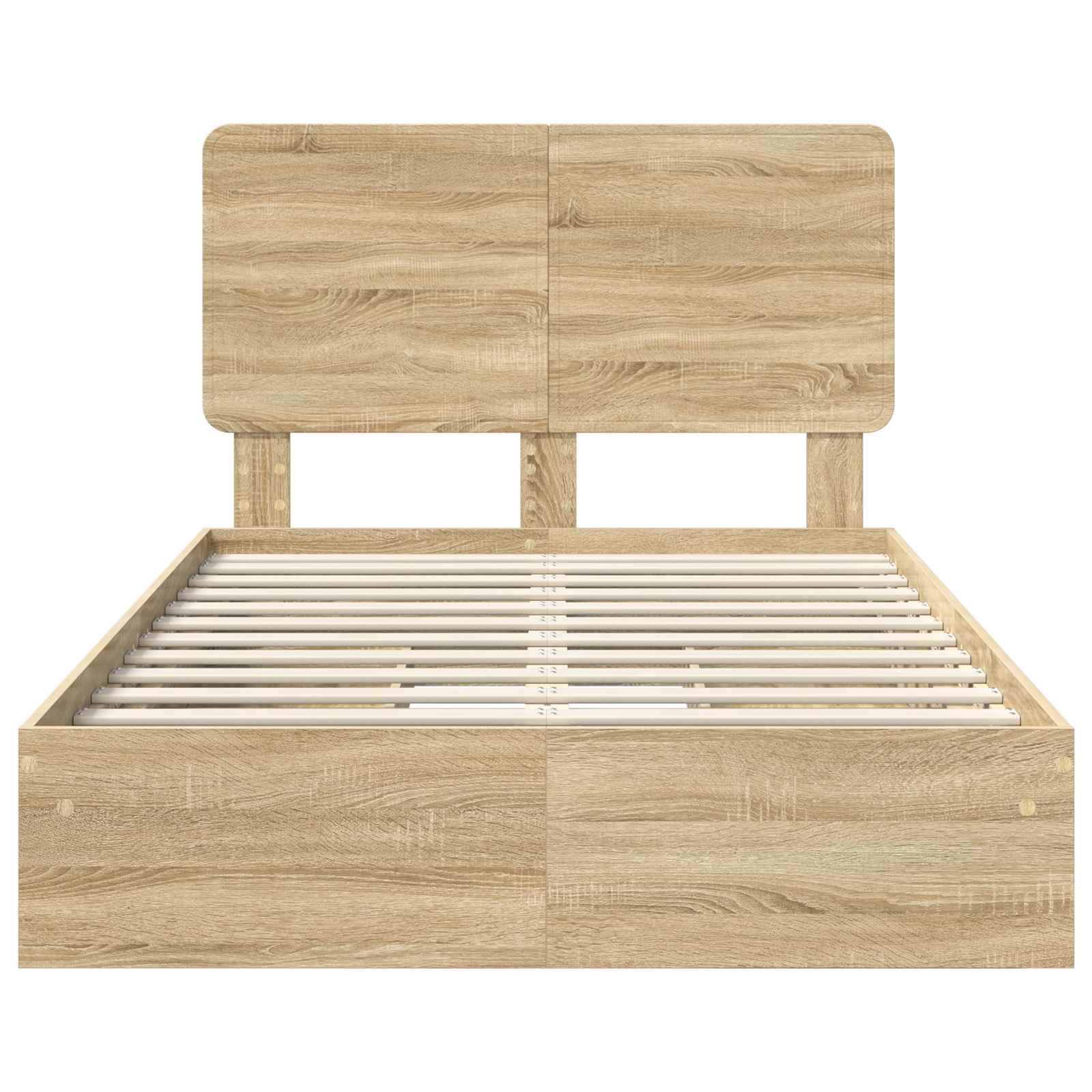 Opslag bed met lade Sonoma Eiken 135 x 190 cm Bewerkt hout | luizaXL | Dé meubelwinkel voor elk interieur Opslag bed met lade Sonoma Eiken 135 x 190 cm Bewerkt hout - Afbeelding 8