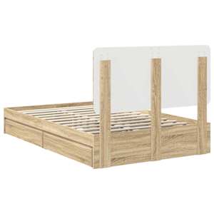 Postel s úložným prostorem s čelo Sonoma dub 120 x 190 cm - obrázek 10
