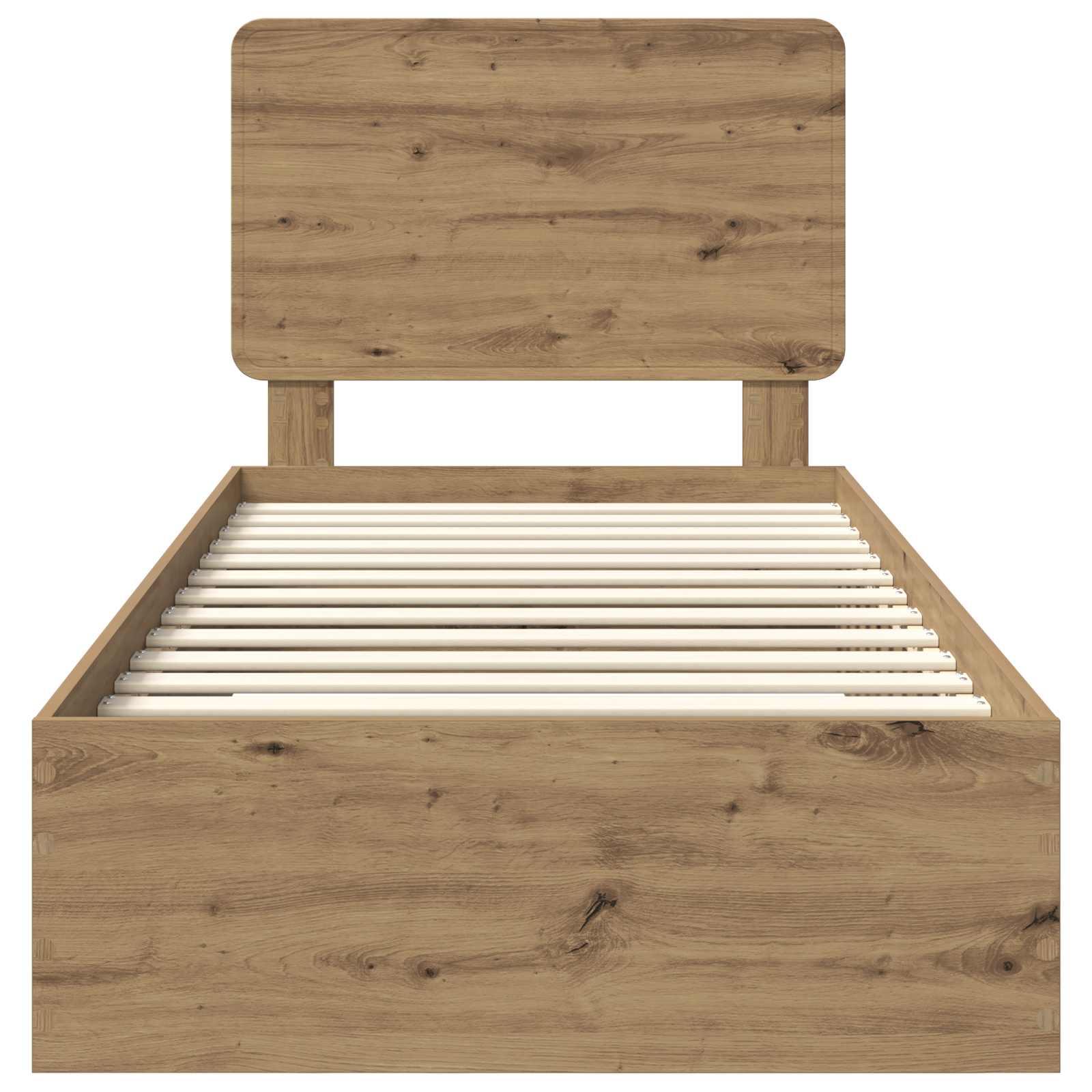 Voodi raam peaga sahtliga Käsitööpuu 100 x 200 cm Tehispuit 30 Kõik vajalik sinu aeda ja koju! Voodi raam peaga sahtliga Käsitööpuu 100 x 200 cm Tehispuit - Image 7