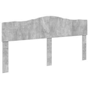 Rám postele s čelo Beton 200 x 200 cm Masivní borové dřevo - obrázek 6
