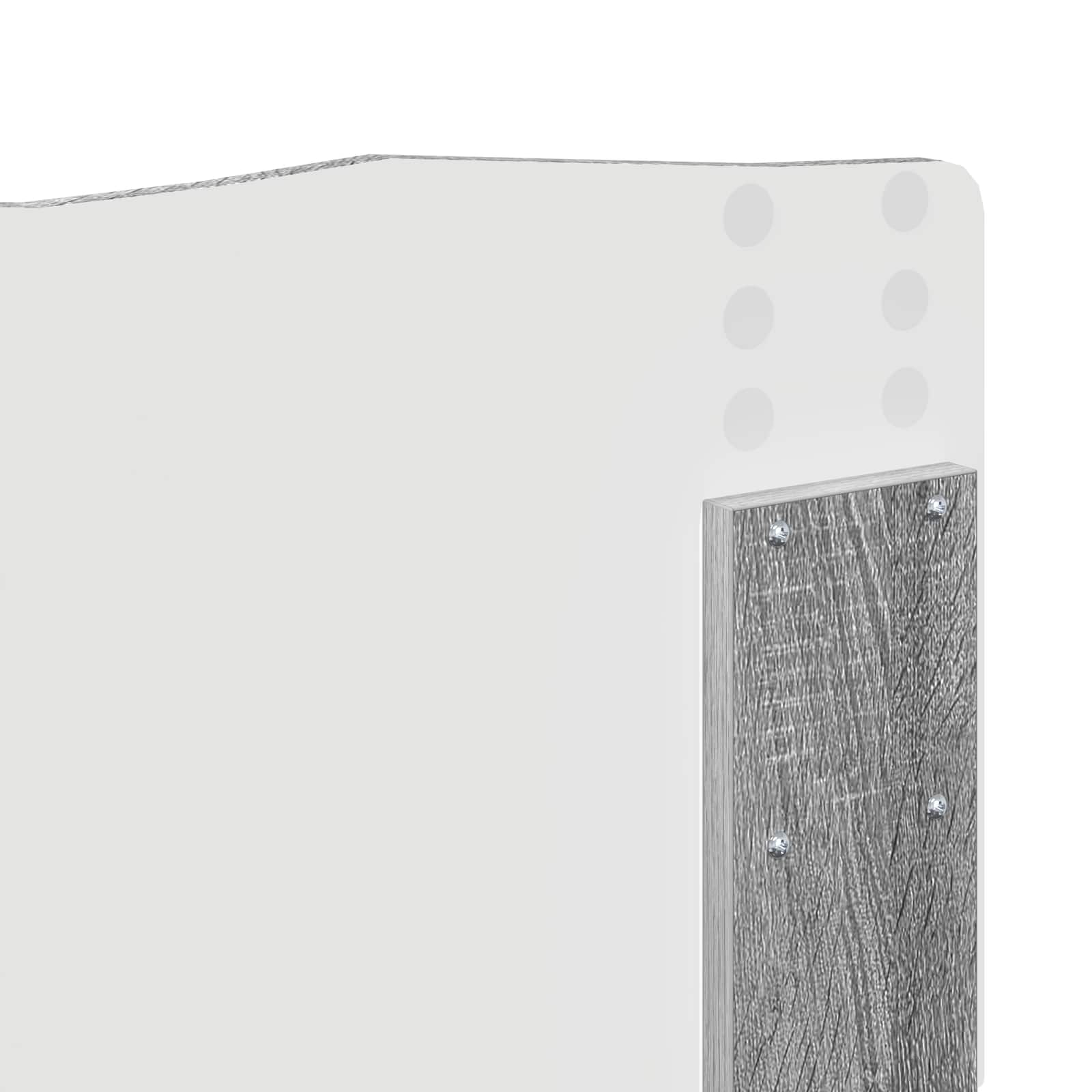 Bedframe Grijs Sonoma 200 x 200 cm Massief grenenhout image 11