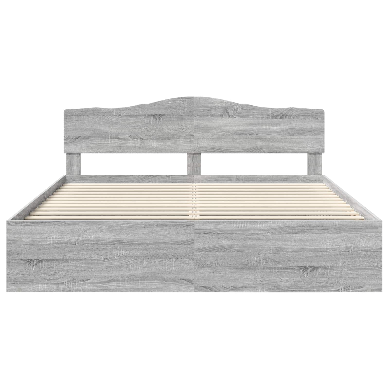 Bedframe Grijs Sonoma 200 x 200 cm Massief grenenhout image 7
