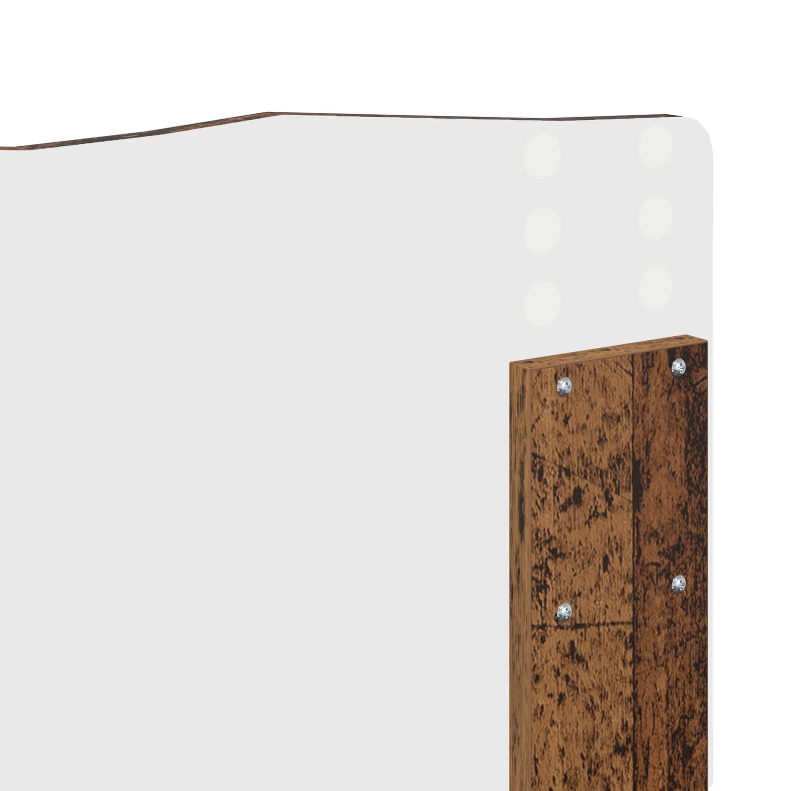 Bedframe met hoofdeinde Oudhout 140 x 200 cm Massief grenenhout image 11