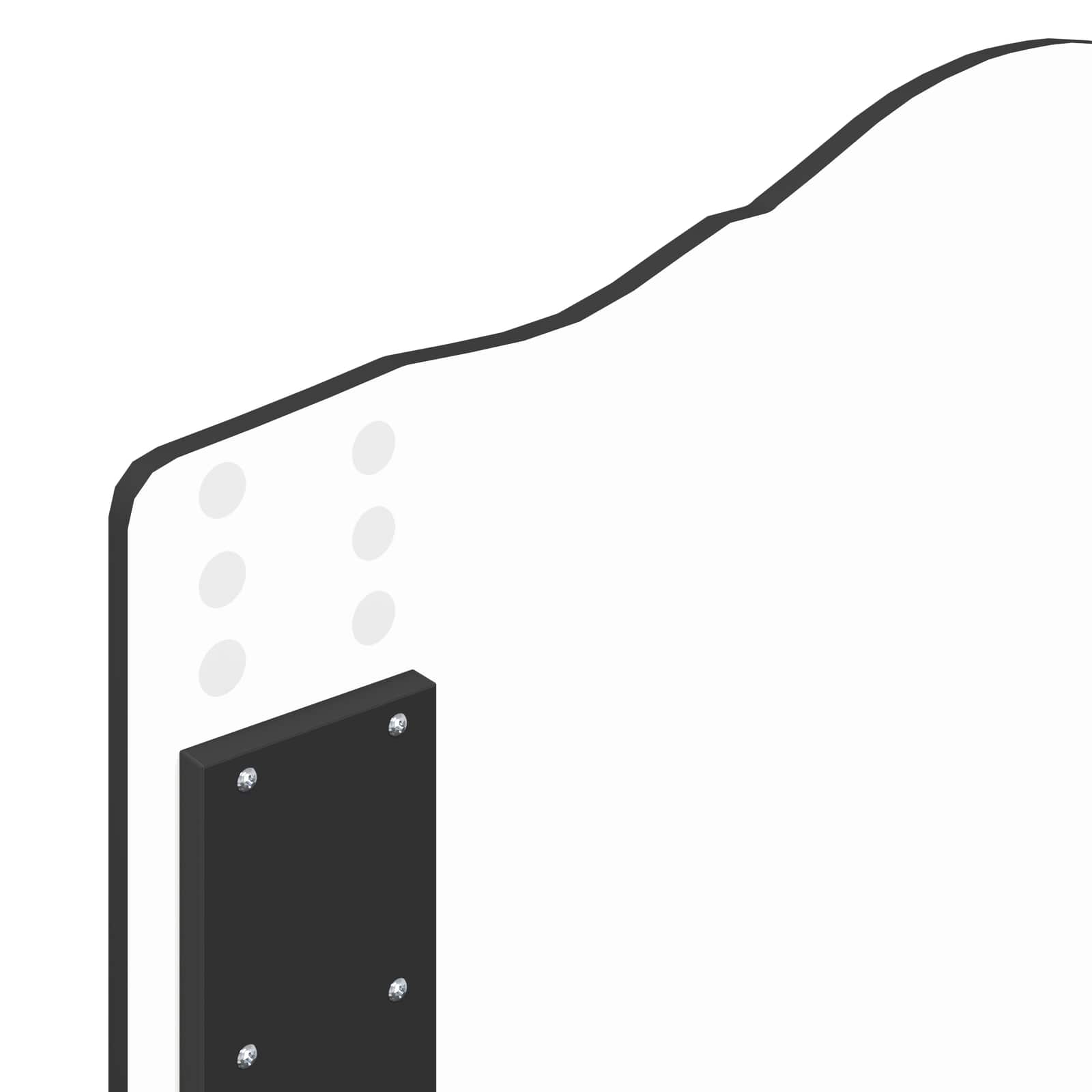 Bedframe met hoofdeinde Zwart 90 x 200 cm Massief grenenhout image 11