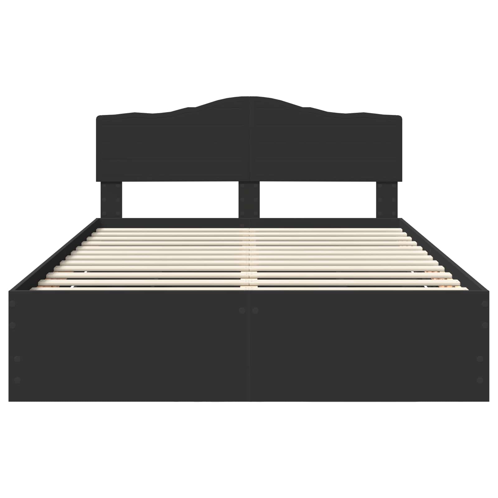 Voodi raam sahtliga peaga Must 150 x 200 cm Inseneripuit 31 Kõik vajalik sinu aeda ja koju! Voodi raam sahtliga peaga Must 150 x 200 cm Inseneripuit - Image 8