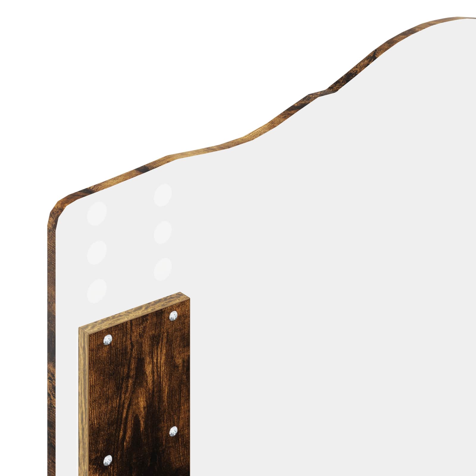 Gultas rāmis Dūmaka ozols 90 x 190 cm Inženieru koks