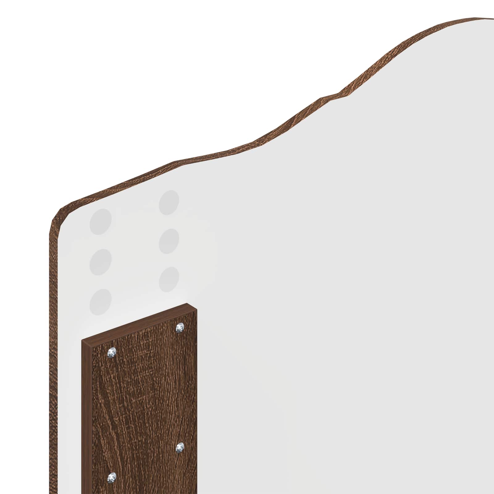 Konstrukcija postelje Rjav hrast 90 x 190 cm Inženirsko leseno - slika 12