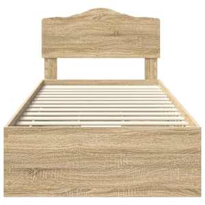 Rám postele se zásuvkou Sonoma dub 90 x 200 cm Inženýrské dřevo - obrázek 8