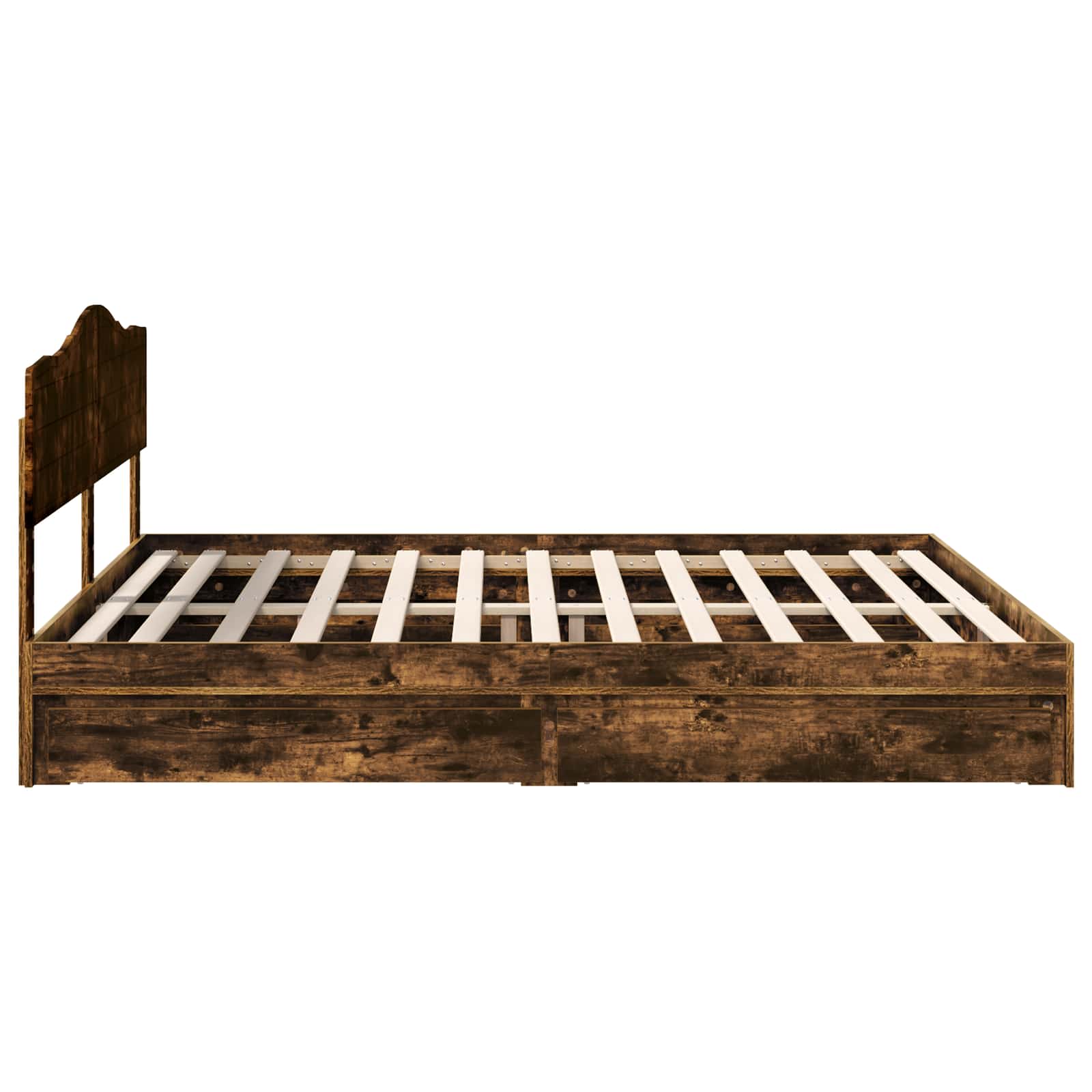 Voodi raam sahtliga Suitsetatud tamm 200 x 200 cm Tehispuit 9 Kõik vajalik sinu aeda ja koju! Voodi raam sahtliga Suitsetatud tamm 200 x 200 cm Tehispuit - Image 9