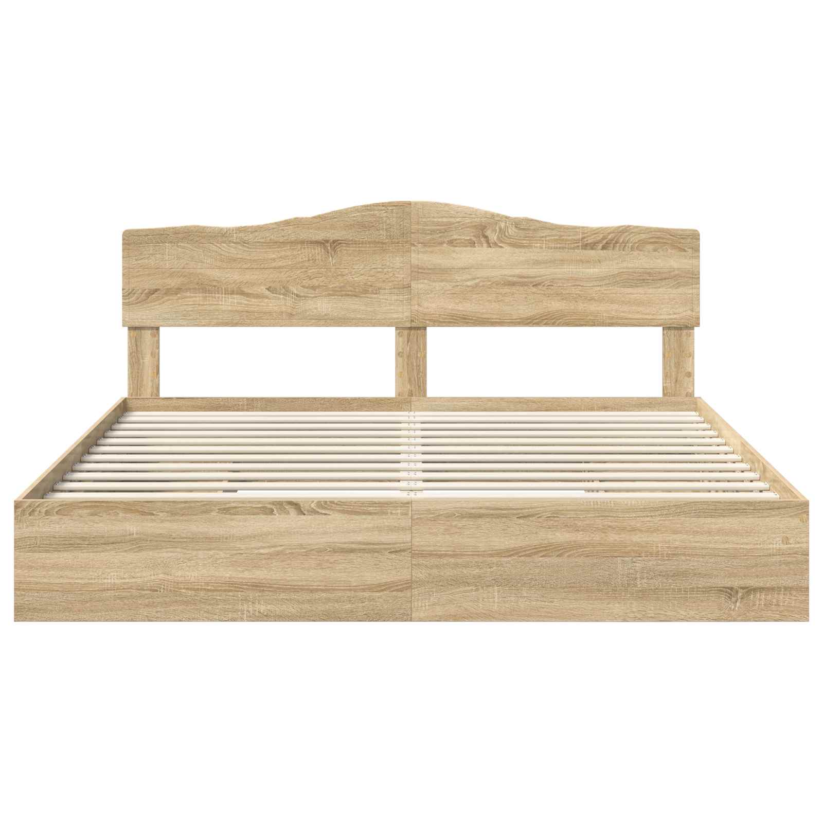 Opslag bed met lade Sonoma Eiken 180 x 200 cm Bewerkt hout | luizaXL | Dé meubelwinkel voor elk interieur Opslag bed met lade Sonoma Eiken 180 x 200 cm Bewerkt hout - Afbeelding 8
