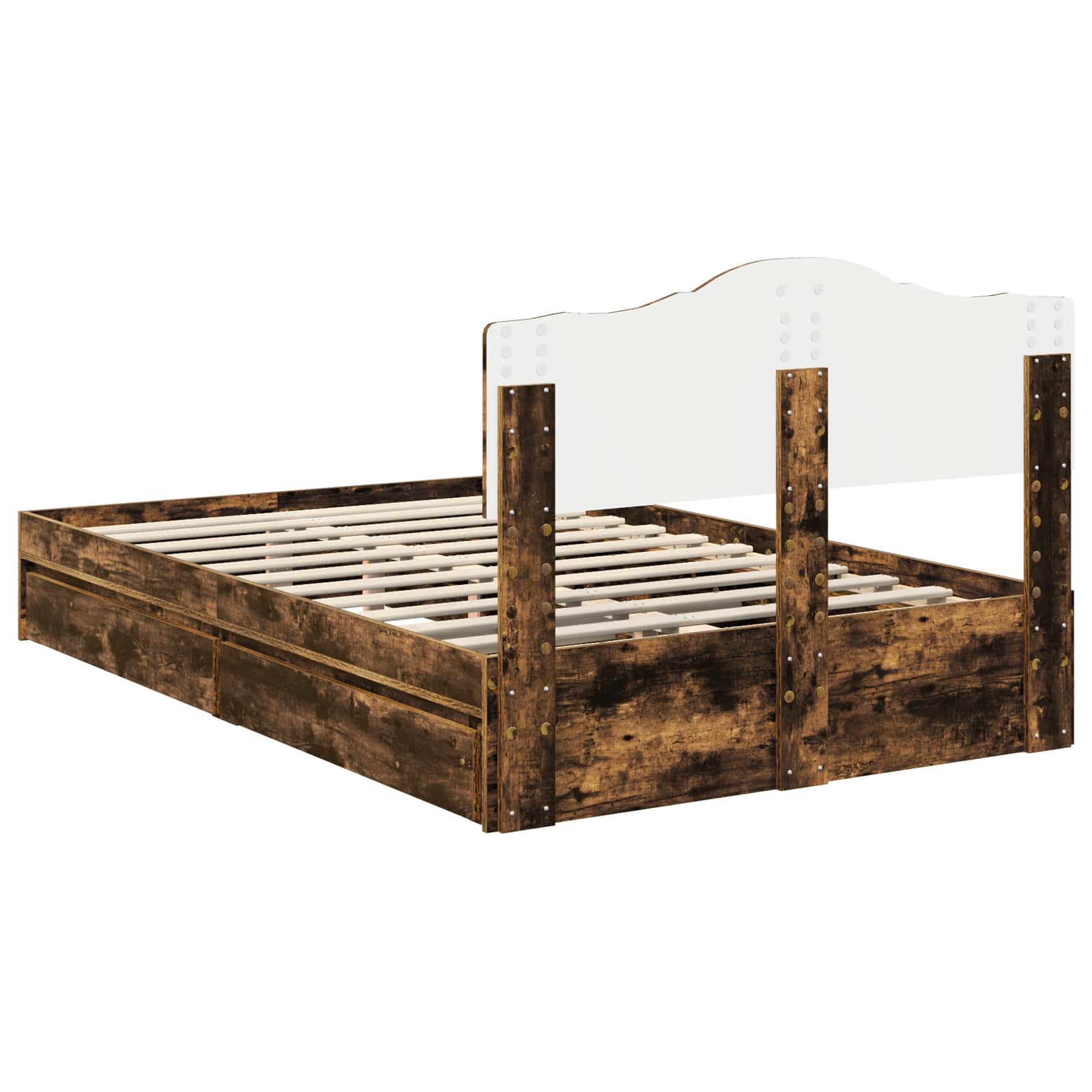 Laos voodi peaga Suitsetatud tamm 120 x 190 cm Tehispuit 10 Kõik vajalik sinu aeda ja koju! Laos voodi peaga Suitsetatud tamm 120 x 190 cm Tehispuit - Image 10