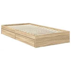 Postel s úložným prostorem s čelo Sonoma dub 100 x 200 cm - obrázek 6